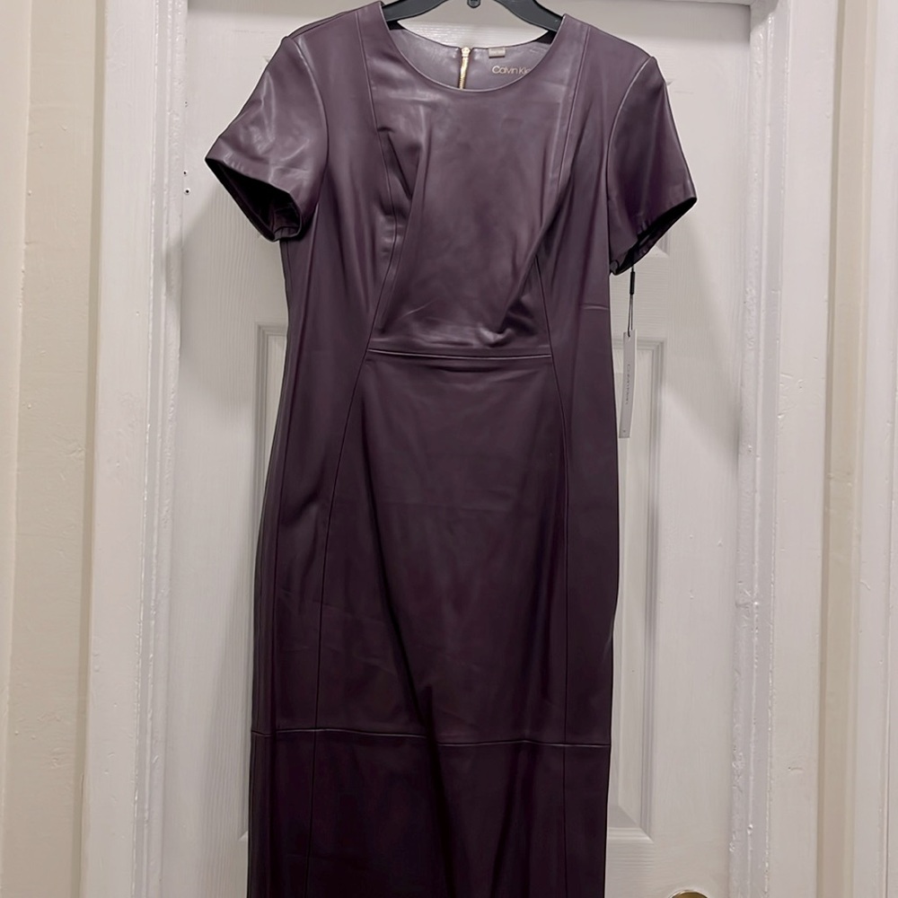 Leather Cocktail Dress